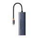 Hub Type-C la HDMI, 2x USB, Type-C, RJ45, SD, TF - Baseus UltraJoy (B00052805813-00) - Space Grey Hub Type-C la HDMI, 2x USB, Type-C, RJ45, SD, TF - Baseus UltraJoy (B00052805813-00) - Space Grey