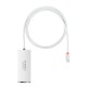 Hub USB-C la 4x USB 3.0, Type-C, 1m - Baseus Lite Series (WKQX030402) - White