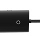 Hub USB to 4x USB3.0, Type-C, 1m - Baseus Lite Series (WKQX030101) - Black