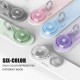 Husa Apple AirTag (set 4) - Techsuit Holder Silicone (CT15) - Clear