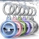 Husa Apple AirTag (set 4) - Techsuit Holder Silicone (CT15) - Clear