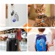 Husa Apple AirTag (set 4) - Techsuit Holder Silicone (CT15) - Clear