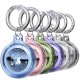 Husa Apple AirTag (set 4) - Techsuit Holder Silicone (CT15) - Clear