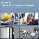 Husa Apple AirTag (set 4) - Techsuit Holder Silicone (CT15) - Clear