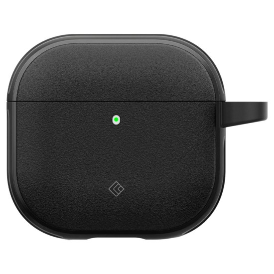 Husa cu Holder Metalic pentru Apple AirPods 4 Spigen Caseology Vault - Matte Black