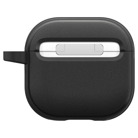 Husa cu Holder Metalic pentru Apple AirPods 4 Spigen Caseology Vault - Matte Black