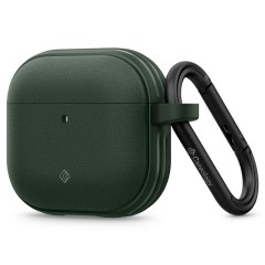 Husa cu Holder Metalic pentru Apple AirPods 4 Spigen Caseology Vault - Midnight Green Husa cu Holder Metalic pentru Apple AirPods 4 Spigen Caseology Vault - Midnight Green