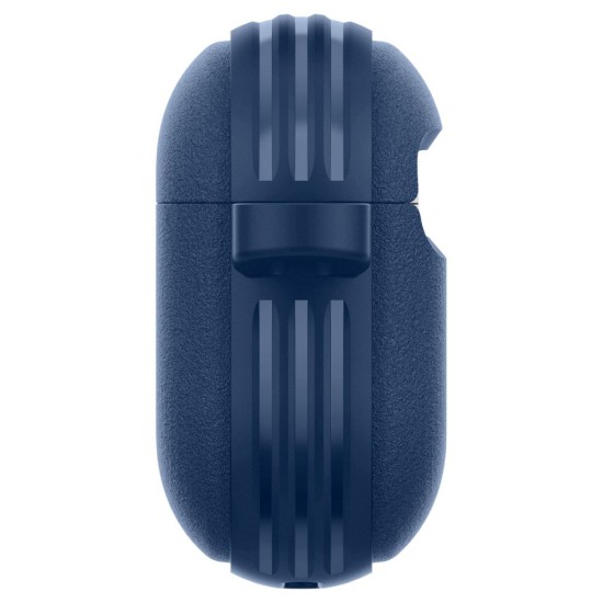 Husa cu Holder Metalic pentru Apple AirPods 4 Spigen Caseology Vault - Navy Blue