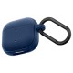 Husa cu Holder Metalic pentru Apple AirPods 4 Spigen Caseology Vault - Navy Blue