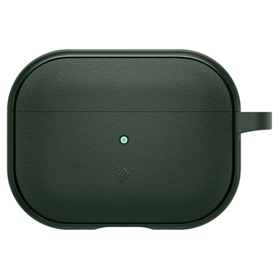 Husa cu Holder Metalic pentru Apple AirPods Pro 1 / 2 Spigen Caseology Vault - Midnight Green