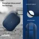 Husa cu Holder Metalic pentru Apple AirPods Pro 1 / 2 Spigen Caseology Vault - Navy Blue Husa cu Holder Metalic pentru Apple AirPods Pro 1 / 2 Spigen Caseology Vault - Navy Blue