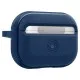 Husa cu Holder Metalic pentru Apple AirPods Pro 1 / 2 Spigen Caseology Vault - Navy Blue Husa cu Holder Metalic pentru Apple AirPods Pro 1 / 2 Spigen Caseology Vault - Navy Blue