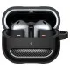 Husa cu Holder Metalic pentru Samsung Galaxy Buds 3 / 3 Pro Spigen Rugged Armor - Black Husa cu Holder Metalic pentru Samsung Galaxy Buds 3 / 3 Pro Spigen Rugged Armor - Black