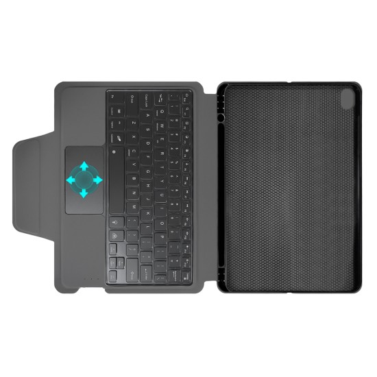 Husa cu Tastatura pentru iPad Air 4 (2020)/Air 5 (2022)/Air 11 (2024) - Techsuit KeyTab Pro - Black