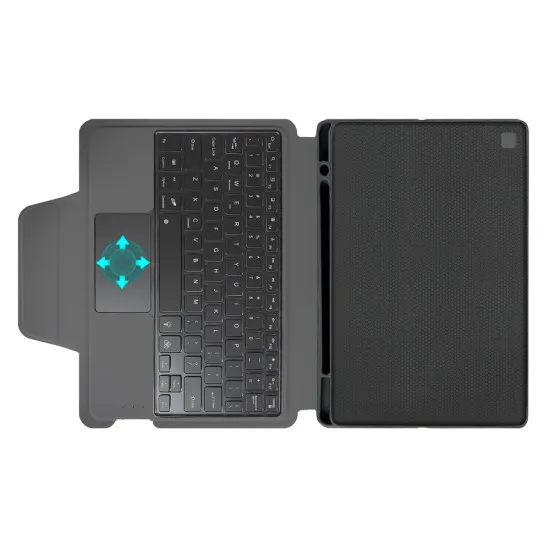 Husa cu Tastatura pentru Samsung Galaxy Tab S6 Lite (2020/2022/2024) - Techsuit KeyTab Pro - Black Husa cu Tastatura pentru Samsung Galaxy Tab S6 Lite (2020/2022/2024) - Techsuit KeyTab Pro - Black