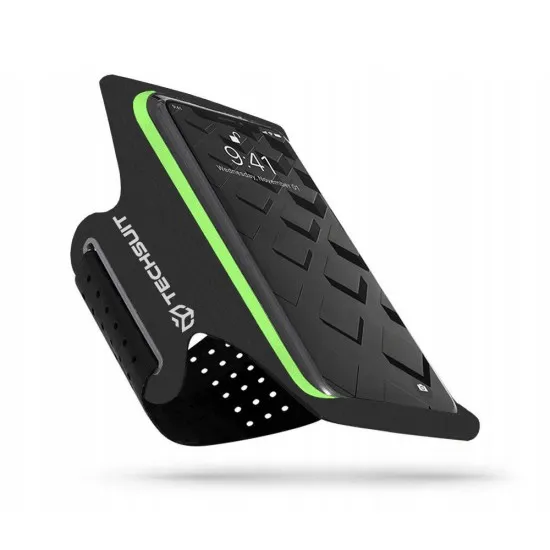 Husa de Brat pentru Telefon max 6.5 - Techsuit (TH10) - Black / Green Husa de Brat pentru Telefon max 6.5 - Techsuit (TH10) - Black / Green