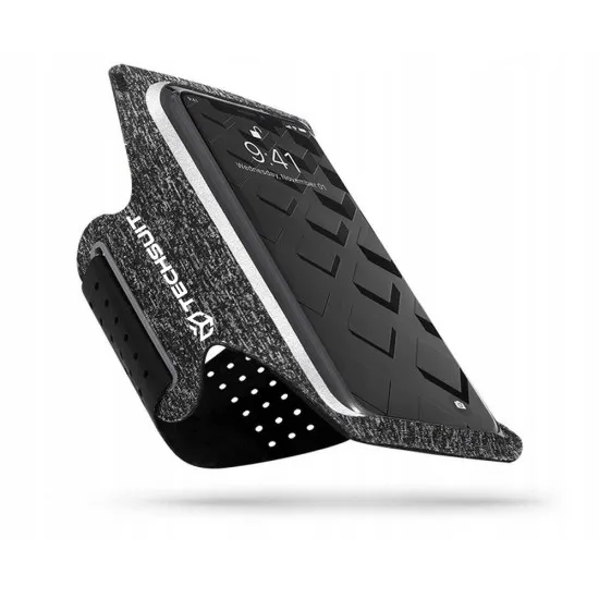 Husa de Brat pentru Telefon max 6.5 - Techsuit (TH10) - Gray / White Husa de Brat pentru Telefon max 6.5 - Techsuit (TH10) - Gray / White