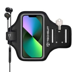 Husa de Telefon pentru Alergare, max 6.8 - Techsuit (TH20) - Black Husa de Telefon pentru Alergare, max 6.8 - Techsuit (TH20) - Black