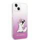 Husa iPhone 14 Plus / iPhone 15 Plus - Karl Lagerfeld Hardcase (KLHCP14MCFNRCPI) - Pink Choupette Fun