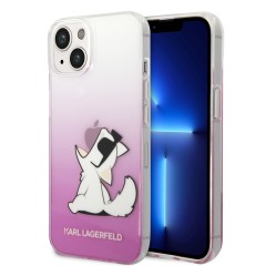Husa iPhone 14 Plus / iPhone 15 Plus - Karl Lagerfeld Hardcase (KLHCP14MCFNRCPI) - Pink Choupette Fun Husa iPhone 14 Plus / iPhone 15 Plus - Karl Lagerfeld Hardcase (KLHCP14MCFNRCPI) - Pink Choupette Fun