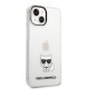 Husa iPhone 14 Plus / iPhone 15 Plus - Karl Lagerfeld Hardcase (KLHCP14MCTTR) - Choupette Body