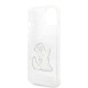 Husa iPhone 14 Plus / iPhone 15 Plus - Karl Lagerfeld Hardcase Transparent (KLHCP14MCFNRC) - Choupette Fun