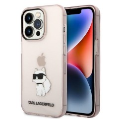 Husa iPhone 14 Pro - Karl Lagerfeld Hardcase (KLHCP14LHNCHTCP) - Pink Ikonik Choupette Husa iPhone 14 Pro - Karl Lagerfeld Hardcase (KLHCP14LHNCHTCP) - Pink Ikonik Choupette