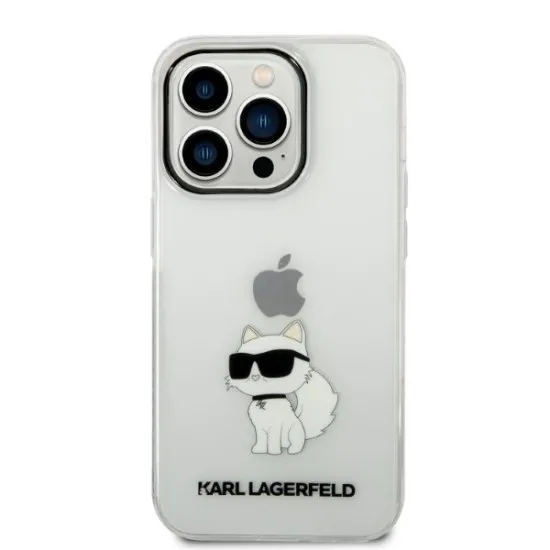 Husa iPhone 14 Pro - Karl Lagerfeld Hardcase Transparent (KLHCP14LHNCHTCT) - Ikonik Choupette Husa iPhone 14 Pro - Karl Lagerfeld Hardcase Transparent (KLHCP14LHNCHTCT) - Ikonik Choupette