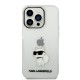 Husa iPhone 14 Pro - Karl Lagerfeld Hardcase Transparent (KLHCP14LHNCHTCT) - Ikonik Choupette