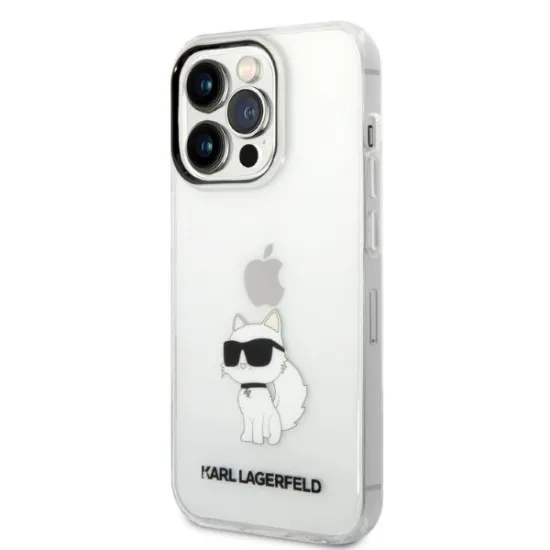 Husa iPhone 14 Pro - Karl Lagerfeld Hardcase Transparent (KLHCP14LHNCHTCT) - Ikonik Choupette Husa iPhone 14 Pro - Karl Lagerfeld Hardcase Transparent (KLHCP14LHNCHTCT) - Ikonik Choupette