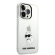 Husa iPhone 14 Pro - Karl Lagerfeld Hardcase Transparent (KLHCP14LHNCHTCT) - Ikonik Choupette