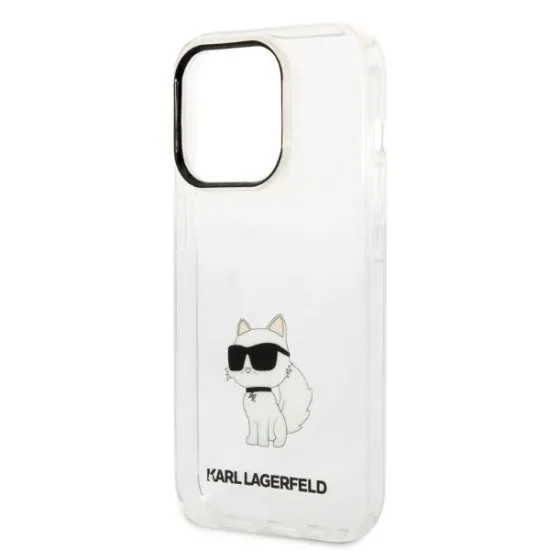 Husa iPhone 14 Pro - Karl Lagerfeld Hardcase Transparent (KLHCP14LHNCHTCT) - Ikonik Choupette Husa iPhone 14 Pro - Karl Lagerfeld Hardcase Transparent (KLHCP14LHNCHTCT) - Ikonik Choupette