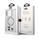 Husa iPhone 14 Pro Max - Karl Lagerfeld Hardcase MagSafe (KLHMP14XHKCT) - Transparent Karl & Choupette Aluminium