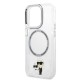 Husa iPhone 14 Pro Max - Karl Lagerfeld Hardcase MagSafe (KLHMP14XHNKCIT) - Transparent Iconic Karl&Choupette