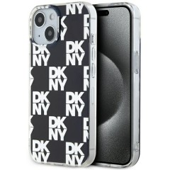 Husa iPhone 15 - DKNY IML Checkered Mono Pattern (DKHCP15SHDLCEK) - Black Husa iPhone 15 - DKNY IML Checkered Mono Pattern (DKHCP15SHDLCEK) - Black