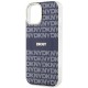 Husa iPhone 15 - DKNY IML Mono & Stripe MagSafe (DKHMP15SHRHSEB) - Blue