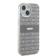 Husa iPhone 15 - DKNY IML Mono & Stripe MagSafe (DKHMP15SHRHSEE) - Beige