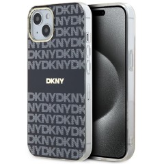 Husa iPhone 15 - DKNY IML Mono & Stripe MagSafe (DKHMP15SHRHSEK) - Black Husa iPhone 15 - DKNY IML Mono & Stripe MagSafe (DKHMP15SHRHSEK) - Black
