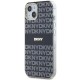 Husa iPhone 15 - DKNY IML Mono & Stripe MagSafe (DKHMP15SHRHSEK) - Black