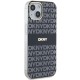 Husa iPhone 15 - DKNY IML Mono & Stripe MagSafe (DKHMP15SHRHSEK) - Black