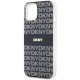 Husa iPhone 15 - DKNY IML Mono & Stripe MagSafe (DKHMP15SHRHSEK) - Black