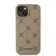 Husa iPhone 15 - Karl Lagerfeld Leather MagSafe (KLHMP15SPGKHPHE) - Beige Karl Head Husa iPhone 15 - Karl Lagerfeld Leather MagSafe (KLHMP15SPGKHPHE) - Beige Karl Head