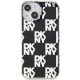 Husa iPhone 15 Plus - DKNY IML Checkered Mono Pattern (DKHCP15MHDLCEK) - Black