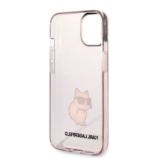 Husa iPhone 15 Plus / iPhone 14 Plus - Karl Lagerfeld Hardcase (KLHCP14MHNCHTCP) - Ikonik Choupette