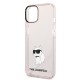 Husa iPhone 15 Plus / iPhone 14 Plus - Karl Lagerfeld Hardcase (KLHCP14MHNCHTCP) - Ikonik Choupette