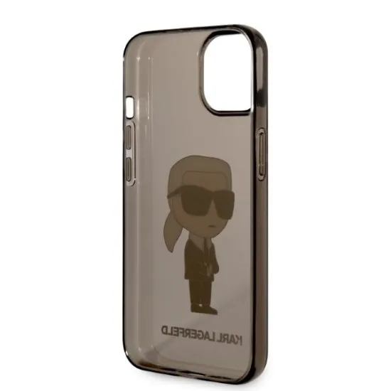 Husa iPhone 15 Plus / iPhone 14 Plus - Karl Lagerfeld Hardcase (KLHCP14MHNIKTCK) - Ikonik Karl Lagerfeld Husa iPhone 15 Plus / iPhone 14 Plus - Karl Lagerfeld Hardcase (KLHCP14MHNIKTCK) - Ikonik Karl Lagerfeld