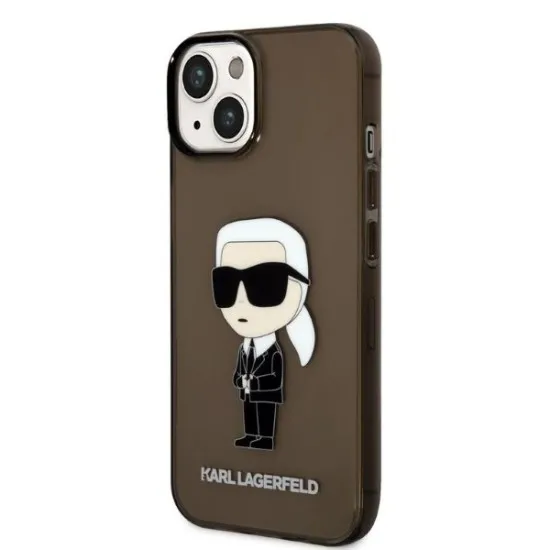 Husa iPhone 15 Plus / iPhone 14 Plus - Karl Lagerfeld Hardcase (KLHCP14MHNIKTCK) - Ikonik Karl Lagerfeld Husa iPhone 15 Plus / iPhone 14 Plus - Karl Lagerfeld Hardcase (KLHCP14MHNIKTCK) - Ikonik Karl Lagerfeld