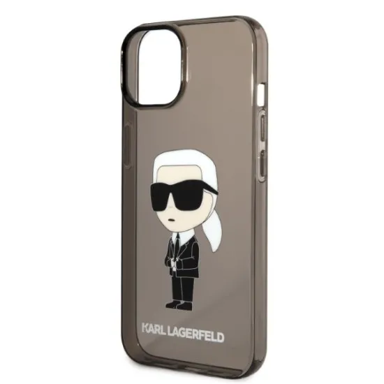 Husa iPhone 15 Plus / iPhone 14 Plus - Karl Lagerfeld Hardcase (KLHCP14MHNIKTCK) - Ikonik Karl Lagerfeld Husa iPhone 15 Plus / iPhone 14 Plus - Karl Lagerfeld Hardcase (KLHCP14MHNIKTCK) - Ikonik Karl Lagerfeld