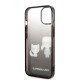 Husa iPhone 15 Plus / iPhone 14 Plus - Karl Lagerfeld Hardcase (KLHCP14MTGKCK) - Gradient Ikonik Karl&Choupette