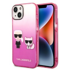 Husa iPhone 15 Plus / iPhone 14 Plus - Karl Lagerfeld Hardcase (KLHCP14MTGKCP) - Gradient Ikonik Karl&Choupette Husa iPhone 15 Plus / iPhone 14 Plus - Karl Lagerfeld Hardcase (KLHCP14MTGKCP) - Gradient Ikonik Karl&Choupette